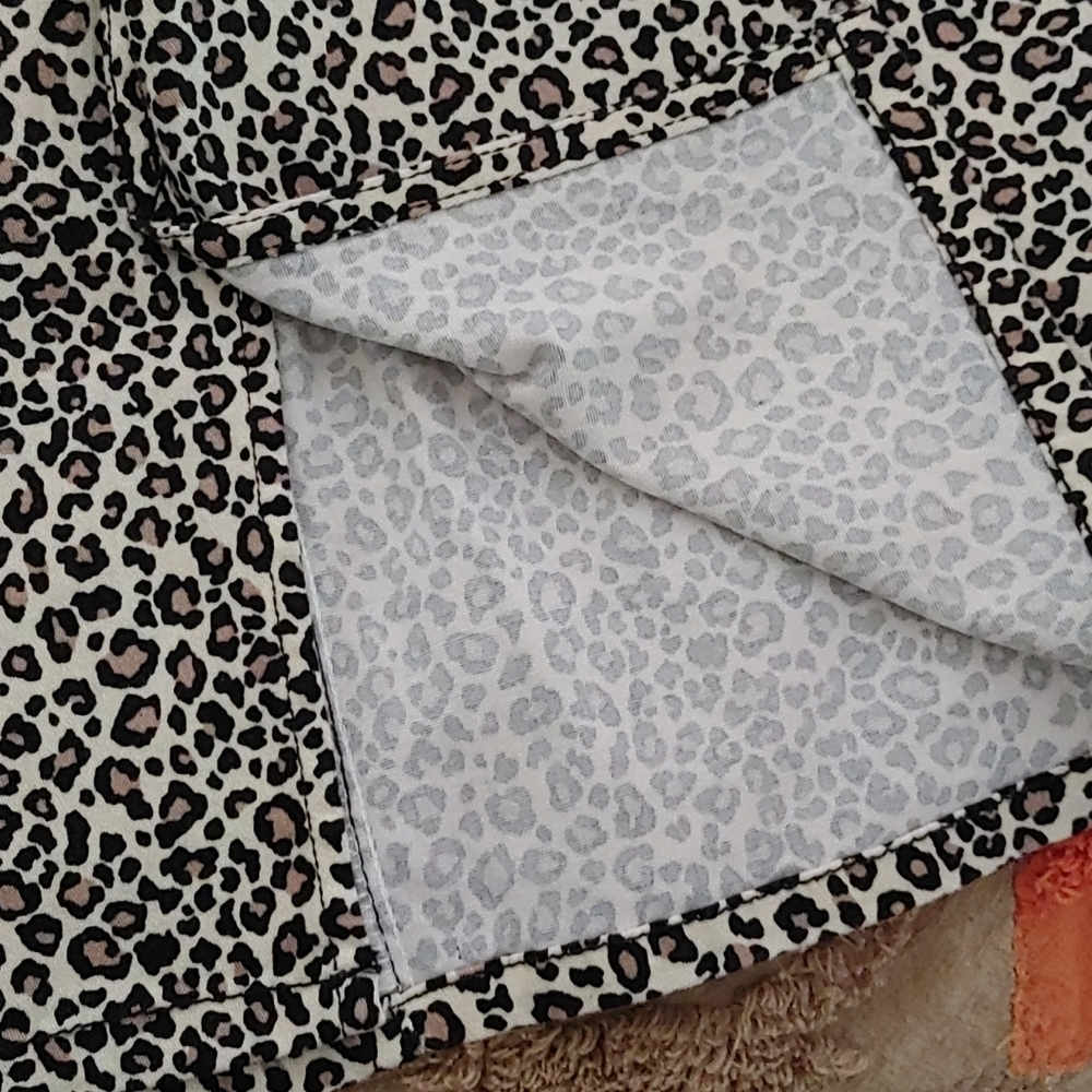 d.jeans Animal Print Skirt Size 10 - Picture 4 of 6